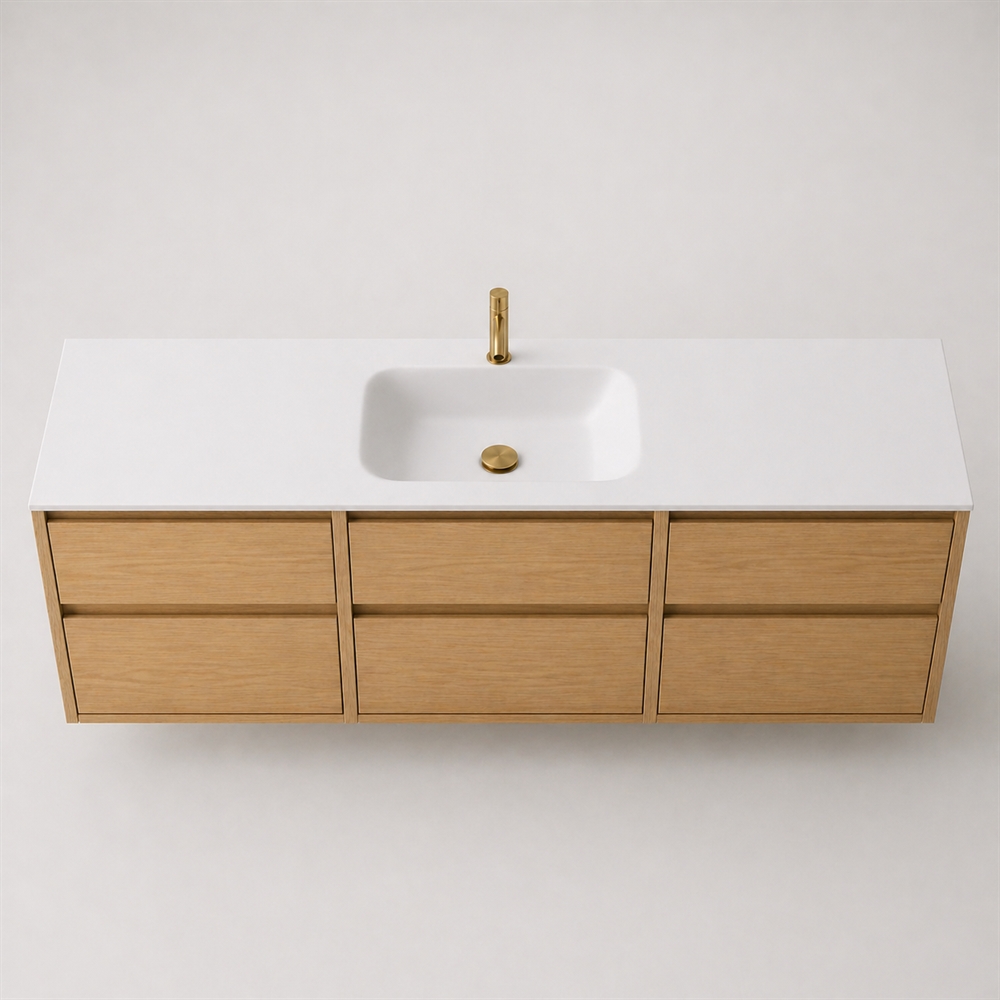 Corian plan vasque de salle de bain