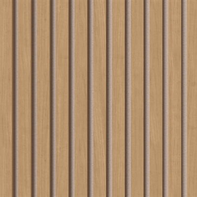 Panneau acoustique - Placage chêne huilé naturel 60 x 240 cm feutre beige
