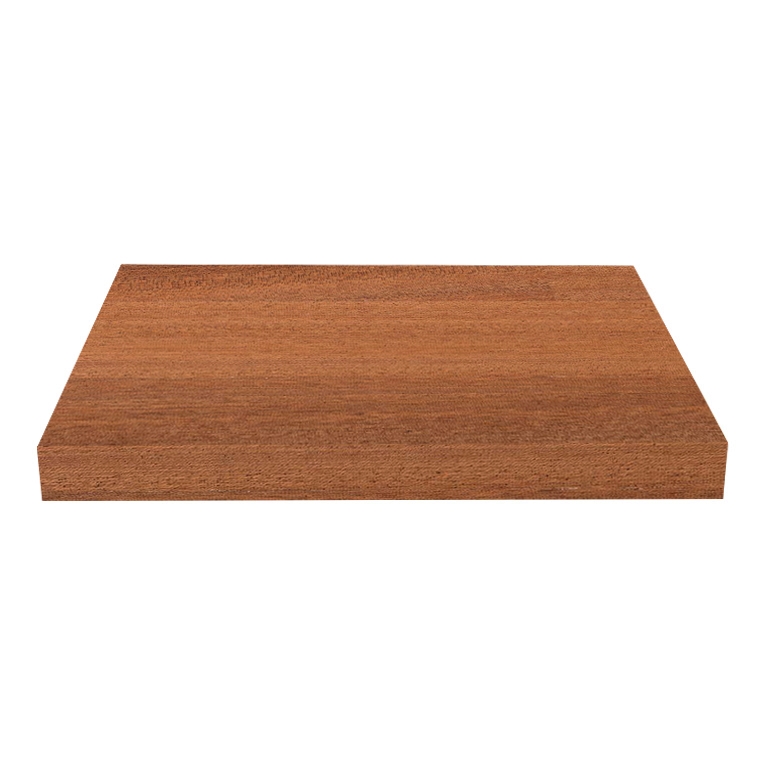 Panneau bois massif en sapele acajou sur mesure